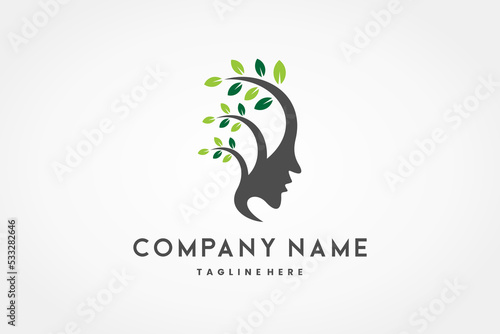 tree mental health logo design