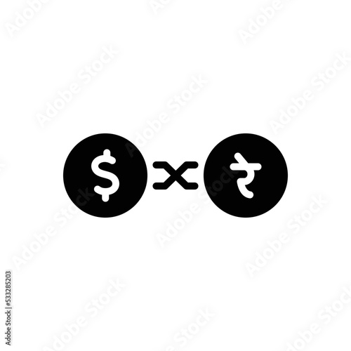 Black solid icon for varying