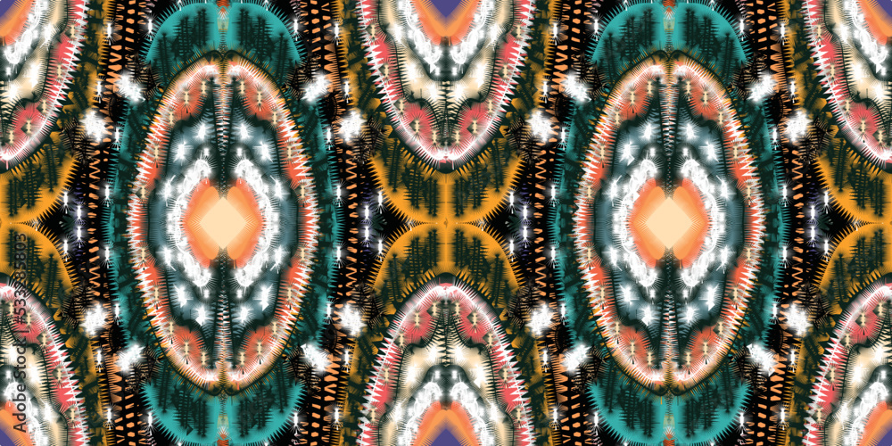 Fototapeta premium seamless ethnic pattern design.Geometric ethnic oriental ikat pattern traditional Design.ethnic oriental pattern,fabric,embroidery.Mexican pattern.merican pattern.latin african.indian fabric.Mexican