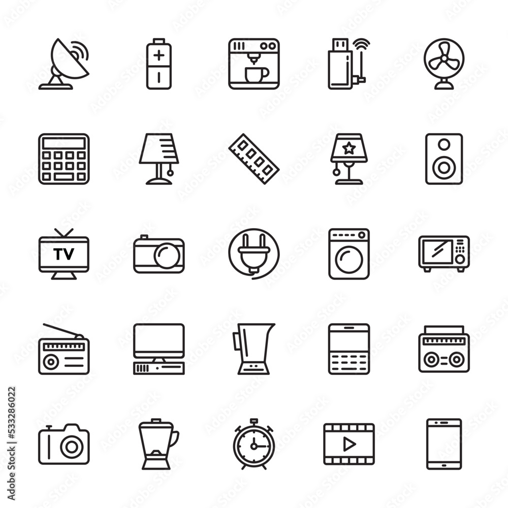 Electronics Vector Icons Electronics Vector Icons