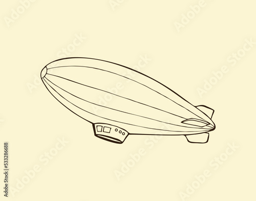 Sketch of Hot Air Balloon © halimqdn