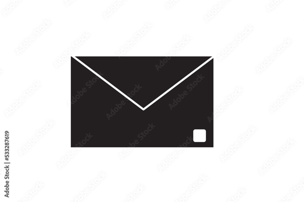 mail icon silhouette mail icon silhouette