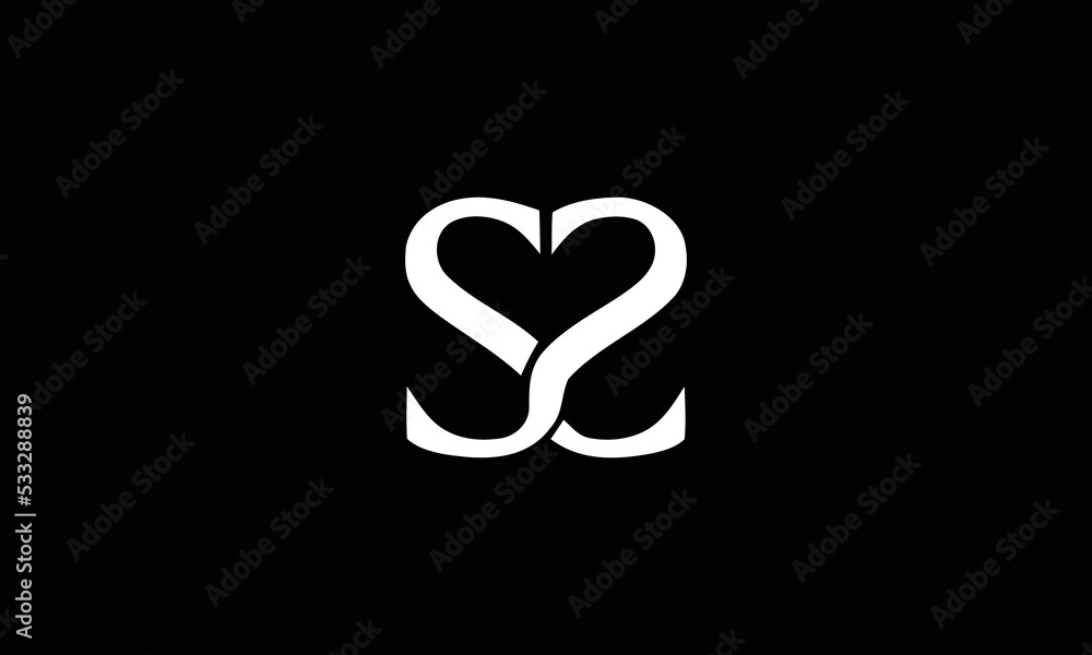 SS Initial minimalist abstract logo SS Initial minimalist abstract logo