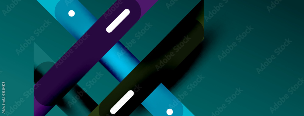 Background overlapping lines. Dynamic lines abstract wallpaper ...