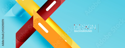 Background overlapping lines. Dynamic lines abstract wallpaper. Straight lines composition vector illustration for wallpaper banner background or landing page