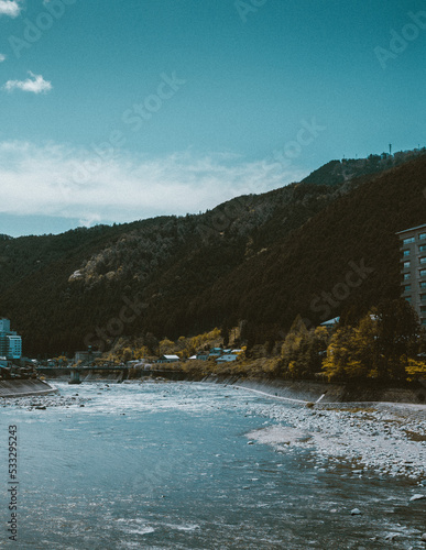 river in the mountains