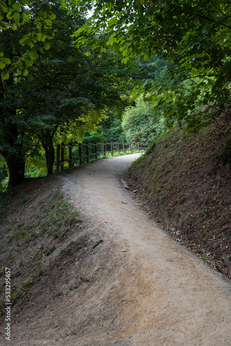 Alley On Castle Hill In Ljubljana  Slovenia