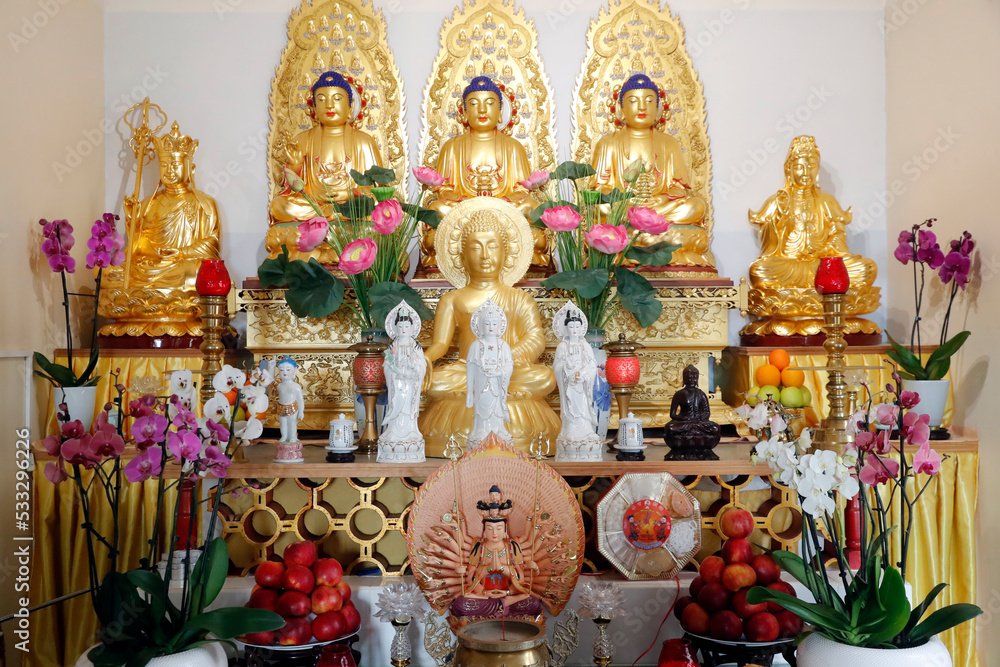 Fototapeta premium Faith and religion. Buddhism.