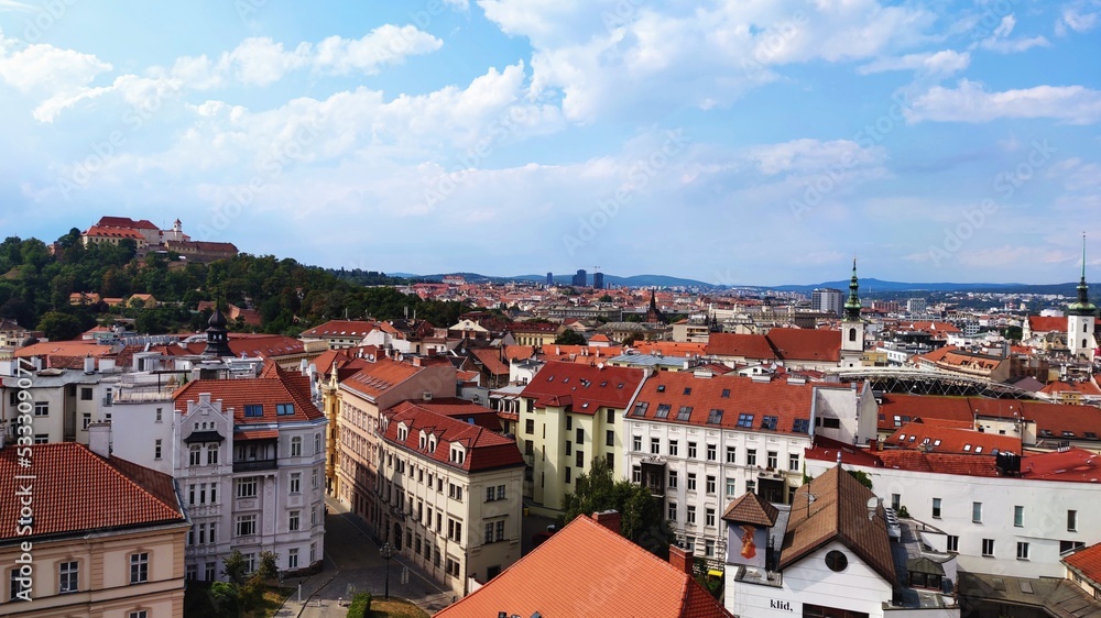 Obraz na płótnie Brno panorama w salonie