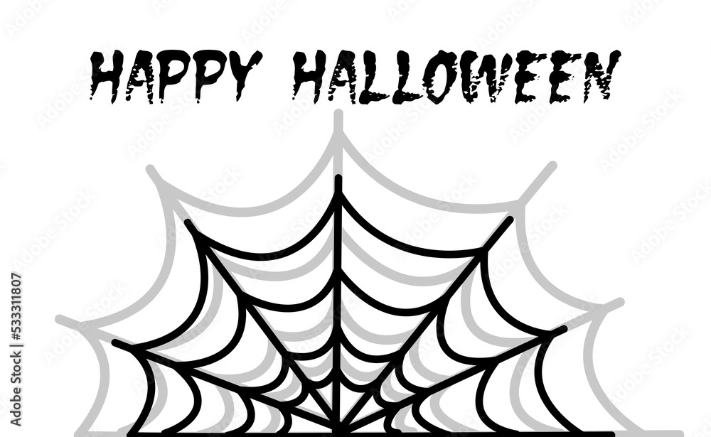 Obraz premium Happy Halloween design. Halloween festive for banner, poster, greeting card, party invitation.