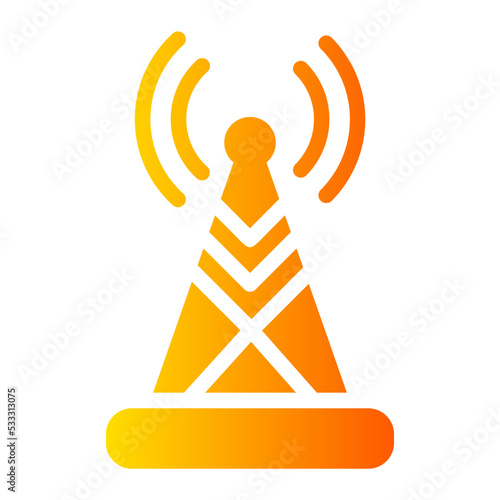 broadcast gradient icon