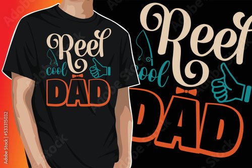 Reel Cool Dad SVG Daddy Papa Grandpa Father's Day