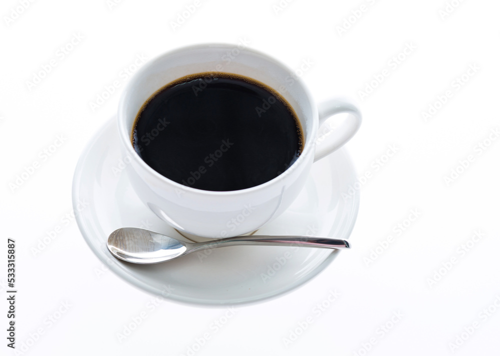 Cup of coffee isolated on white background Cup of coffee isolated on white background