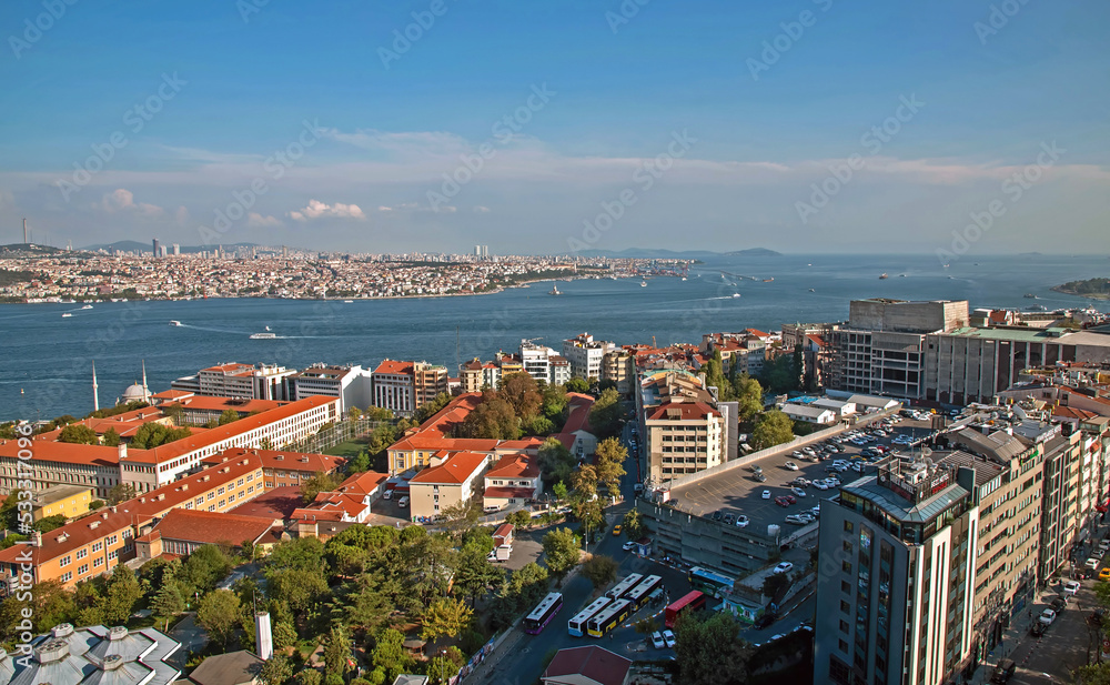 panorama of İstanbul city