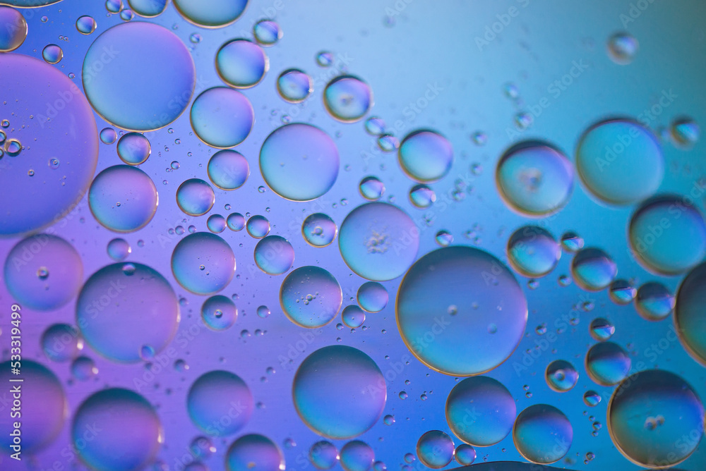 Multicolored abstract background picture made with oil, water and soap Multicolored abstract background picture made with oil, water and soap