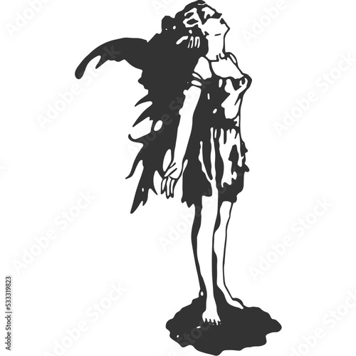 Fairy Vintage Illustration Vector