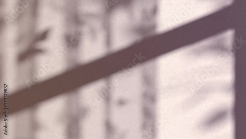 Game of shadow window and curtain silhouette