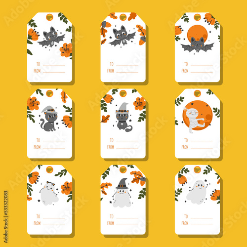 Halloween gift tags collection