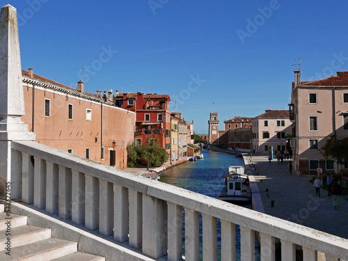 scorcio scenico della bellissima città di venezia photo