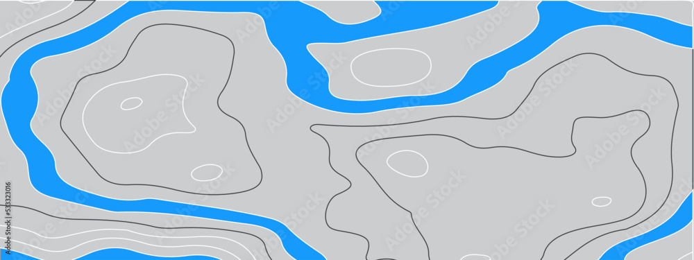 The stylized colorful wavy abstract topographic map contour, lines Pattern background. Topographic map and landscape terrain texture grid. Wavy banner and color geometric form. The stylized colorful wavy abstract topographic map contour, lines Pattern background. Topographic map and landscape terrain texture grid. Wavy banner and color geometric form.