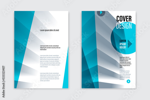 Business brochure with office building structure vector template, front and back pages, modern flyer leaflet or annual report, cover or presentation A4 format corporate trendy style.