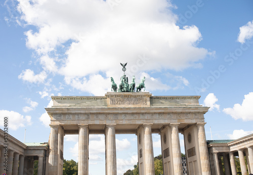 Brandenburg Gate in Berlin city, Germany. 