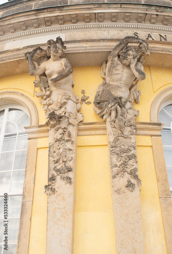 Potsdam, Germany September 23, 2022 Sanssouci Palace, major sight of