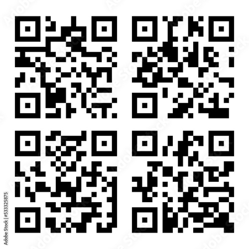Vector QR code