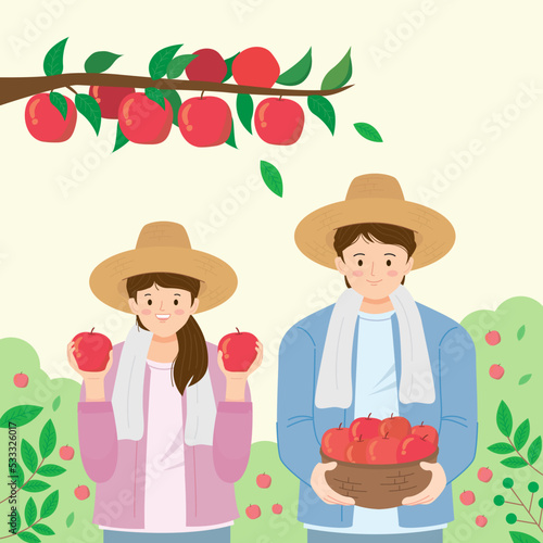 apple farmer photo