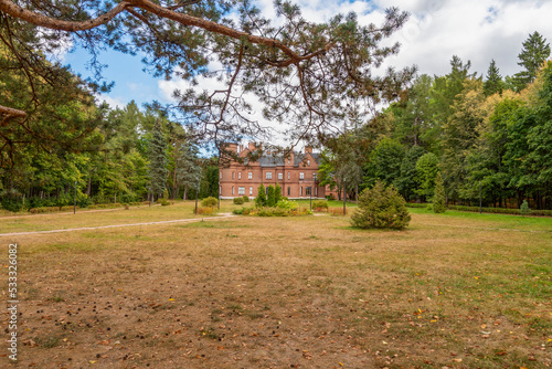 Vasilyevskoye Shcherbatov estate on September 9, 2022 on a sunny day. photo