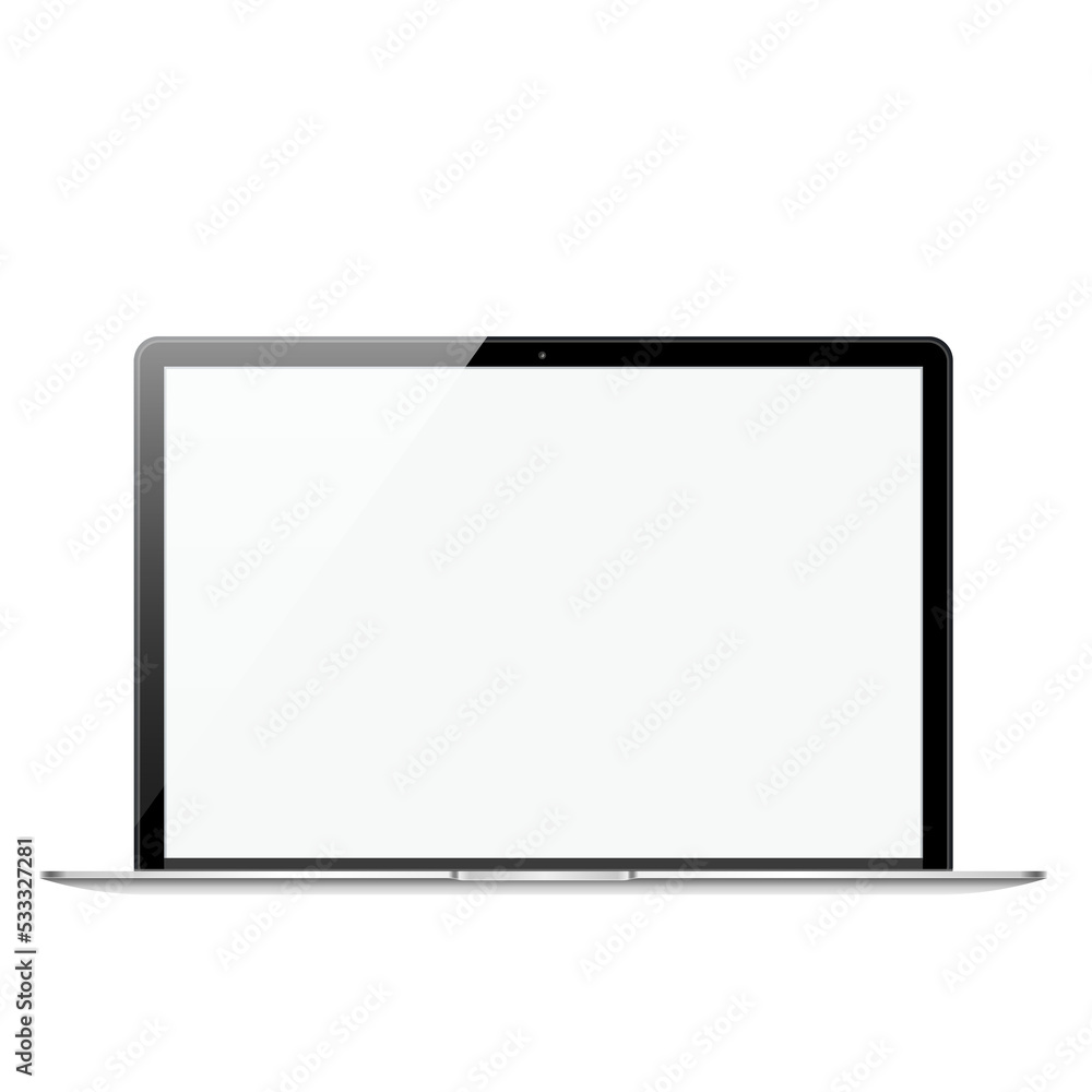 Thin laptop mock up Thin laptop mock up
