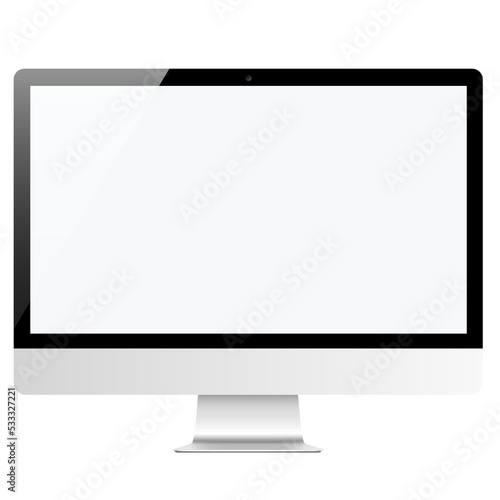 iMac computer mock up