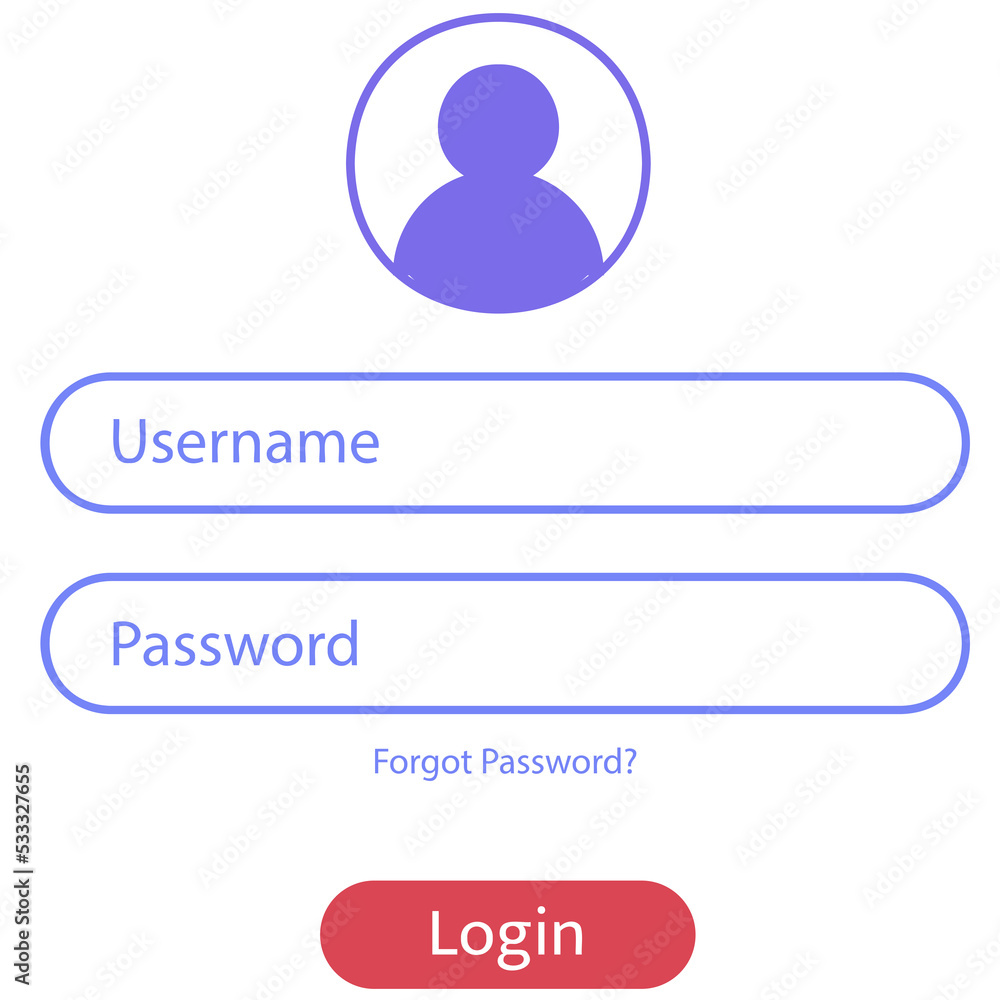 Username and password login Username and password login
