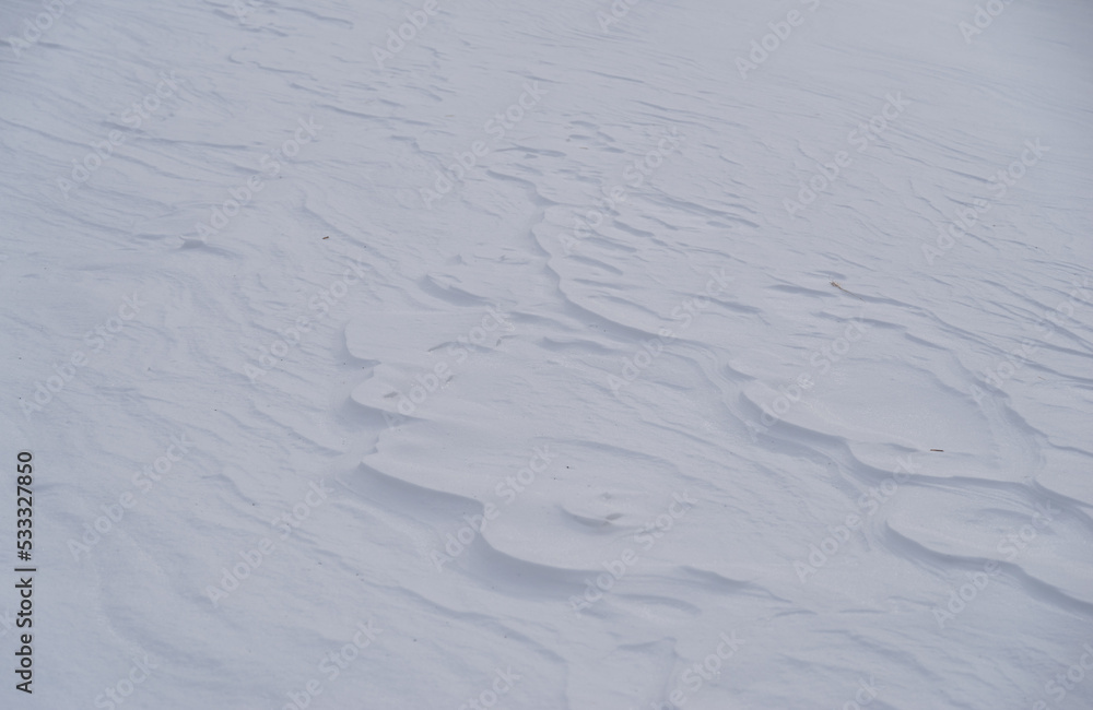 Obraz premium 雪の模様 雪紋