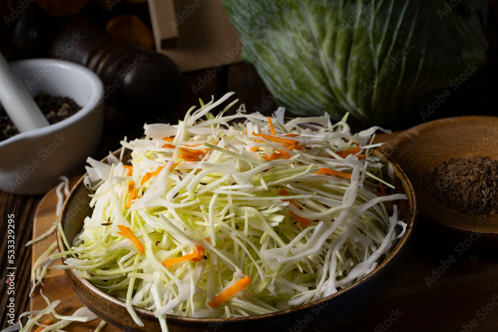 Delicious sauerkraut Polish style Stock Photo Adobe Stock