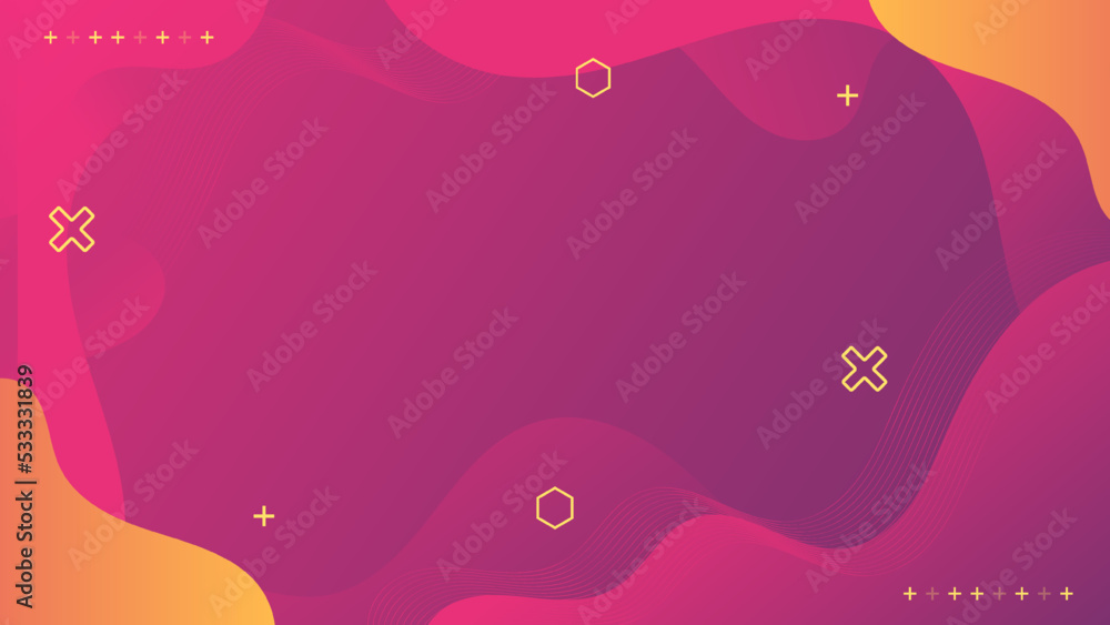 Fototapeta premium Abstract Red liquid background. Modern background design. gradient color. Dynamic Waves. Fluid shapes composition. Fit for website, banners, wallpapers, brochure, posters