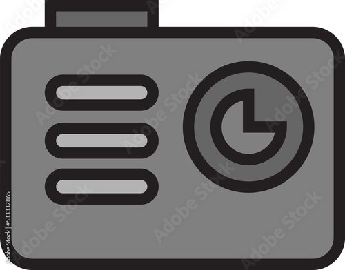 digital camera icon illustration