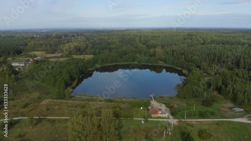 Lake of Krasnolesye in Rominta forest
 photo