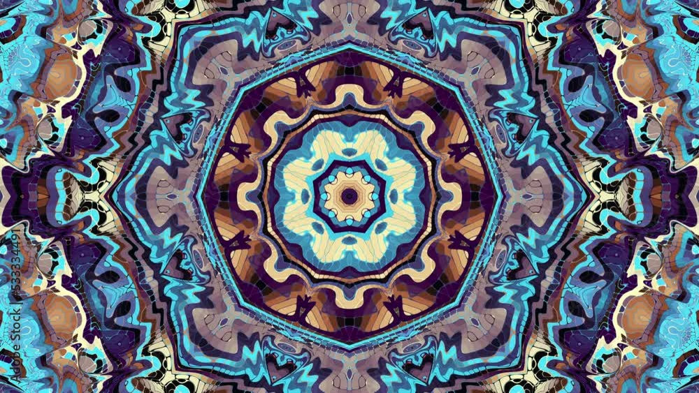 Abstract mandala loop 4k background. Cosmic Mandala symbol Abstract mandala loop 4k background. Cosmic Mandala symbol