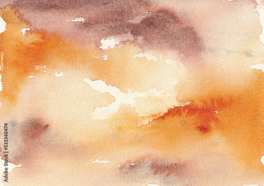 Watercolor hand drawn background Watercolor hand drawn background