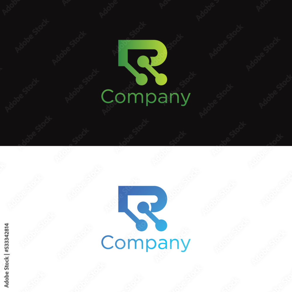 r tech logo design and premium vector templates r tech logo design and premium vector templates