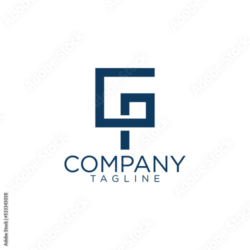 gp logo design and premium vector templates