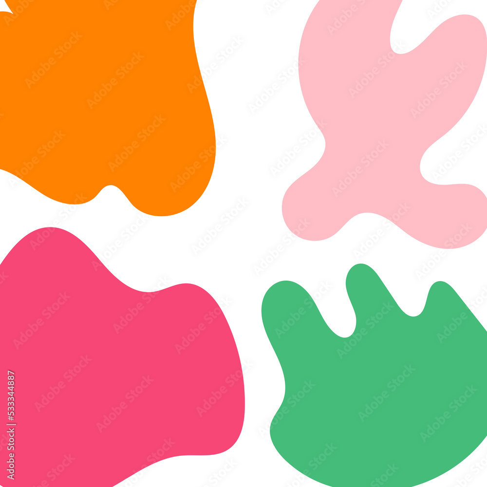 Abstract Shapes Modern Background Pastel Abstract Shapes Modern Background Pastel