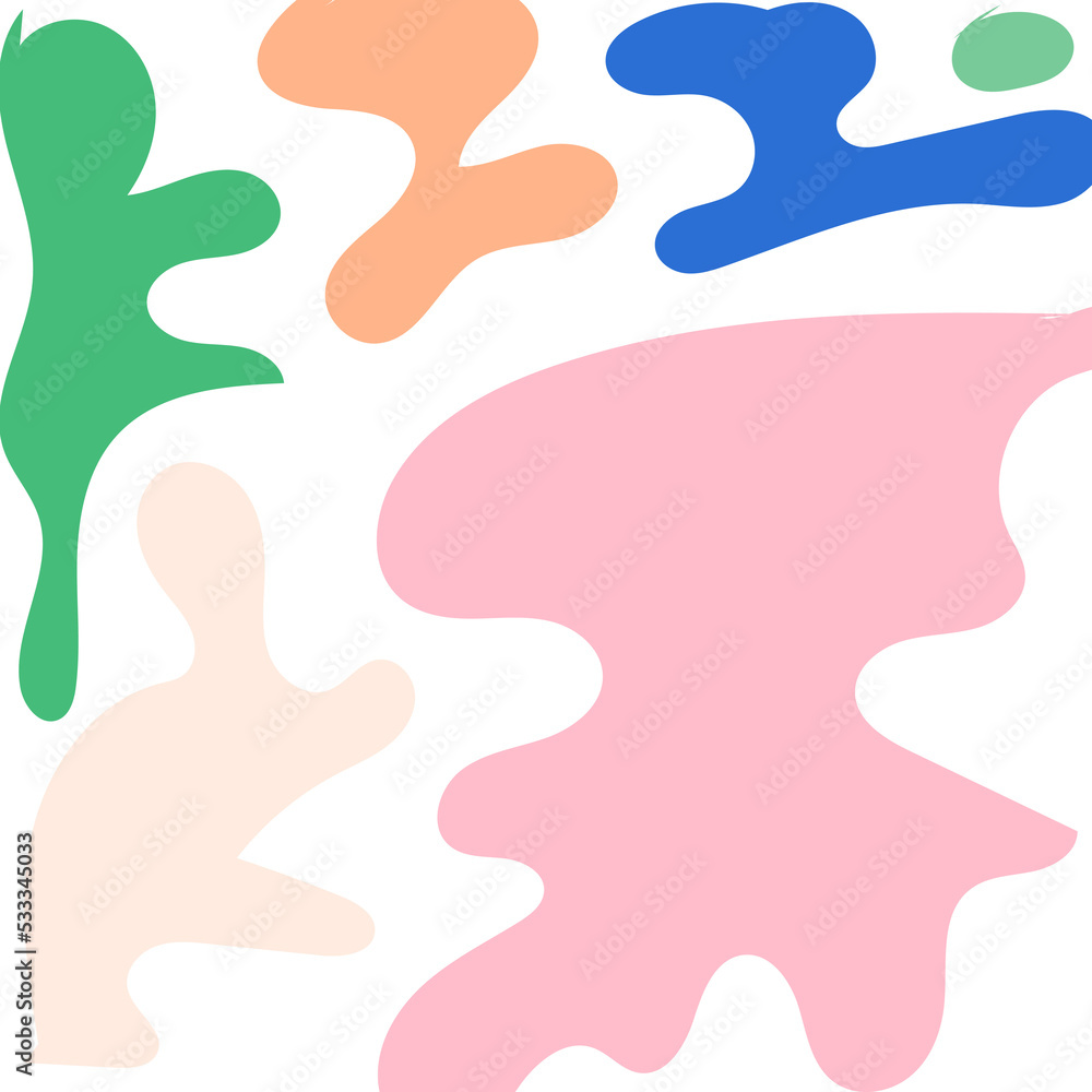 Abstract Shapes Modern Background Pastel Abstract Shapes Modern Background Pastel