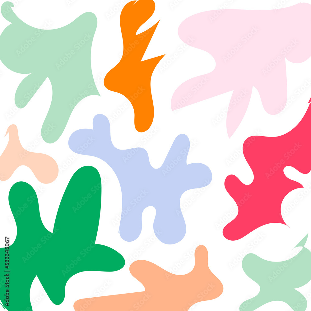 Abstract Shapes Modern Background Pastel Abstract Shapes Modern Background Pastel