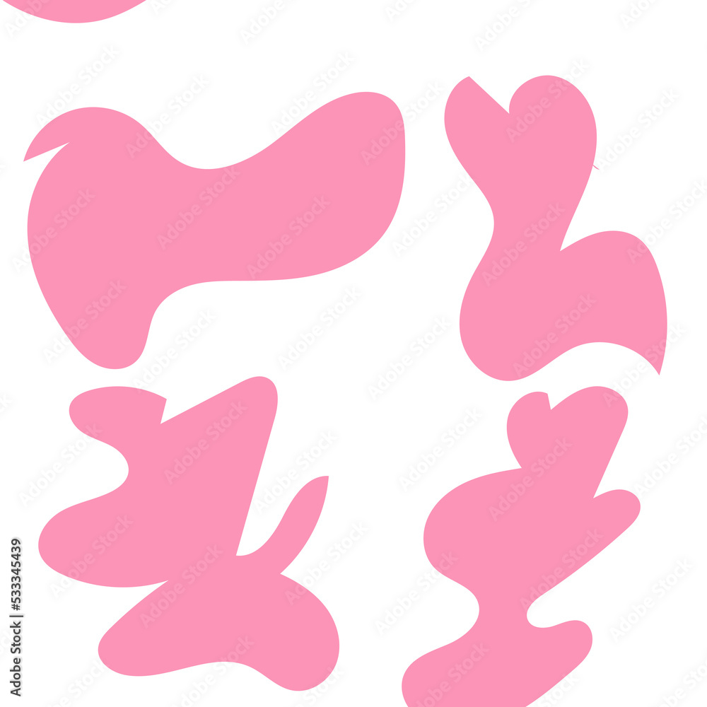 Abstract Shapes Modern Background Pastel Pink Abstract Shapes Modern Background Pastel Pink