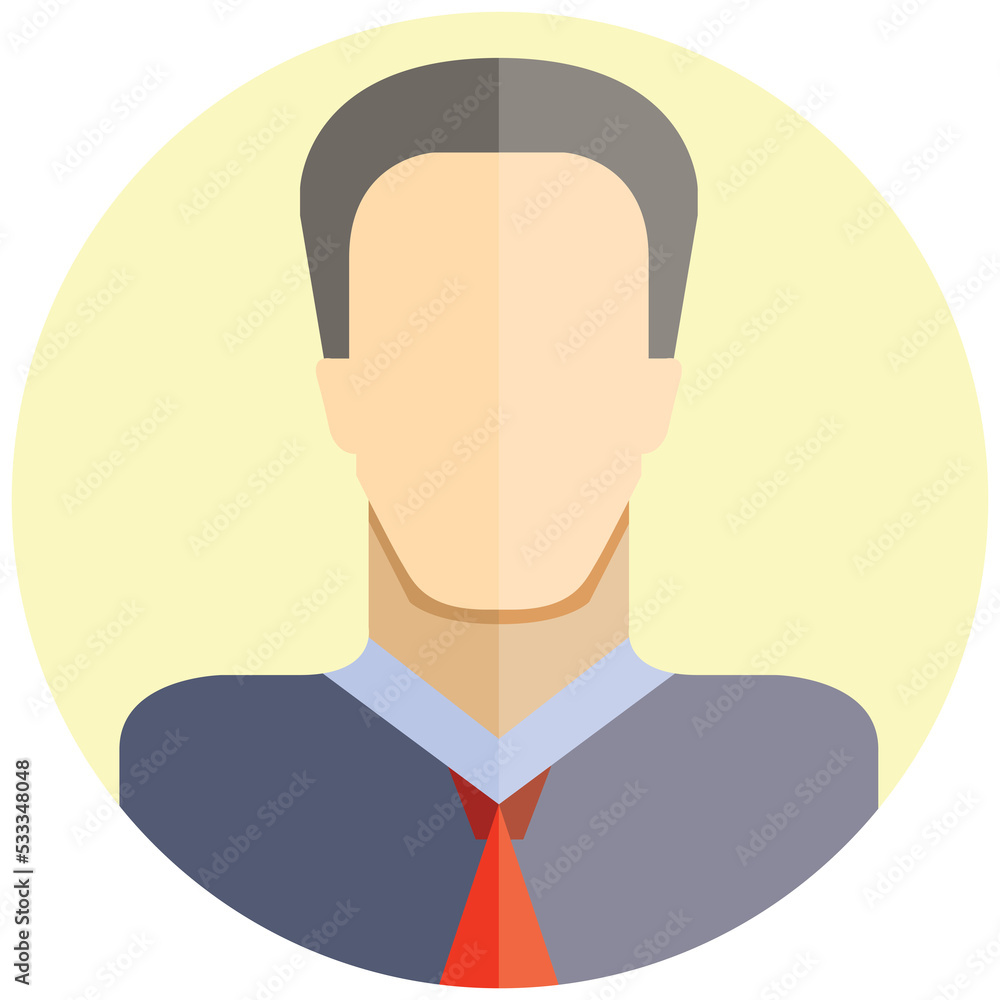 male character avatar circle button illustration male character avatar circle button illustration