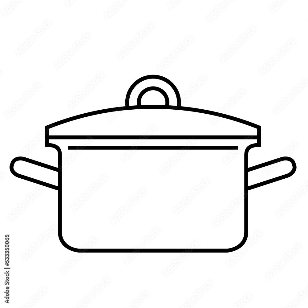 Black outline kitchen utensil, PNG with transparent background. Black outline kitchen utensil, PNG with transparent background.