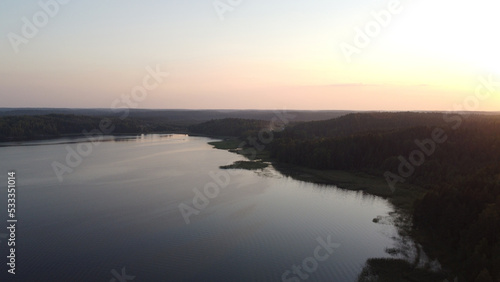 Ladoga Lake. Karelia landscape, Russia