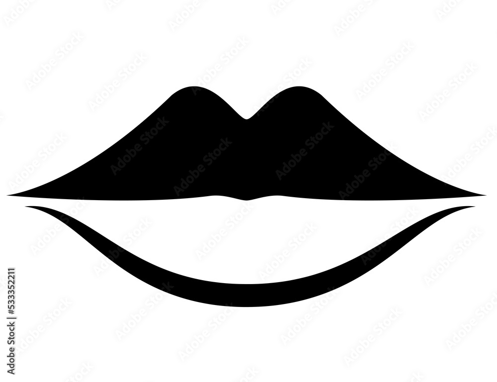 Lips icon, PNG with transparent background Lips icon, PNG with transparent background